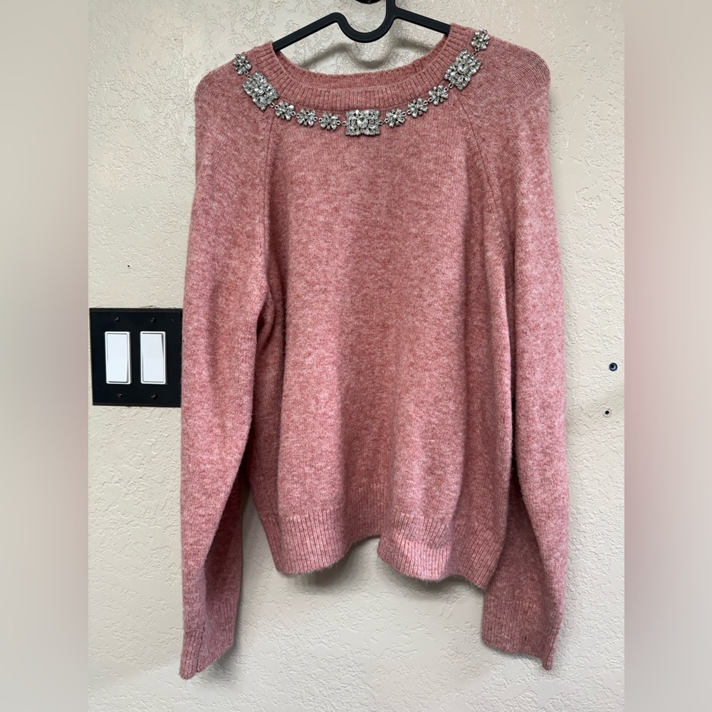 Express Bling Pink Sweater